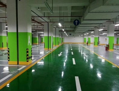 大同大同停车场标线施工