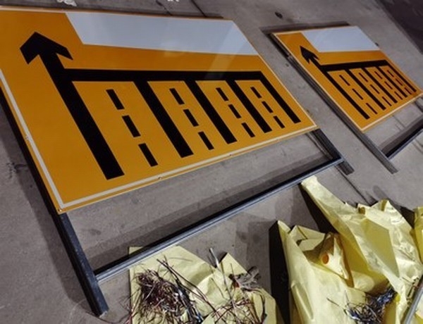 大同大同道路施工标志牌 养护专用标志牌